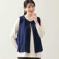 【洗える・3L/4Lサイズあり】ふんわり起毛ベスト