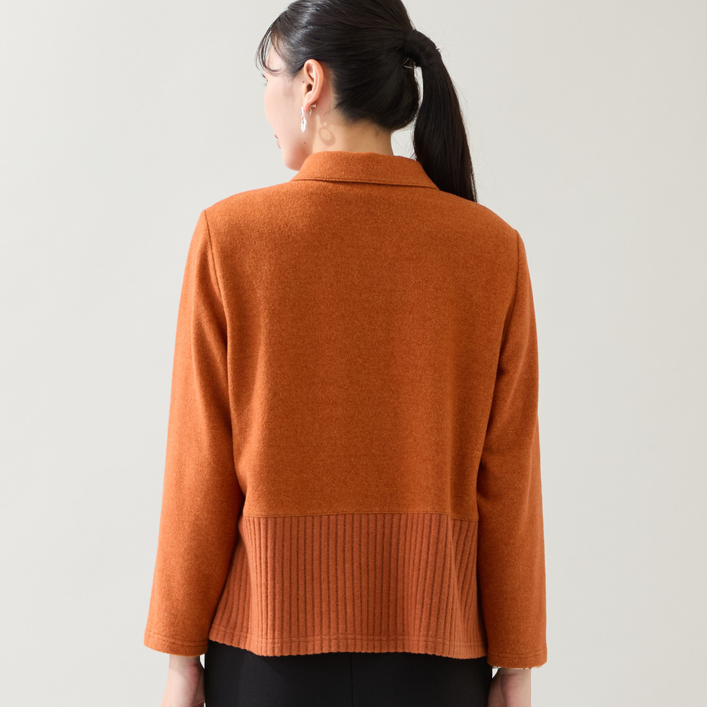 【洗える・3L/4Lサイズあり】ふんわり起毛カーディガン12