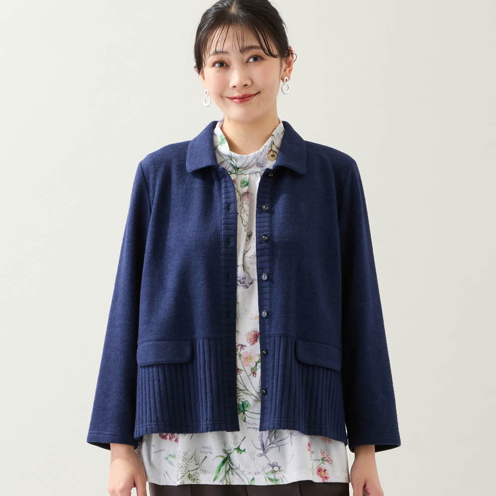 【洗える・3L/4Lサイズあり】ふんわり起毛カーディガン6