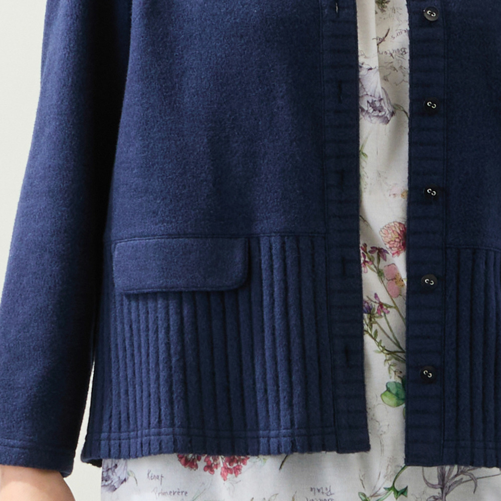 【洗える・3L/4Lサイズあり】ふんわり起毛カーディガン7