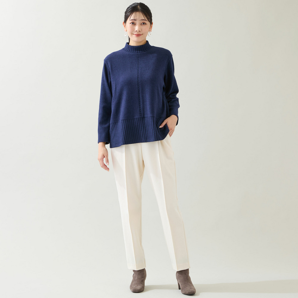 【洗える・3L/4Lサイズあり】ふんわり起毛カットソー6