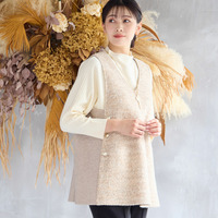 ループニット Vネックベスト