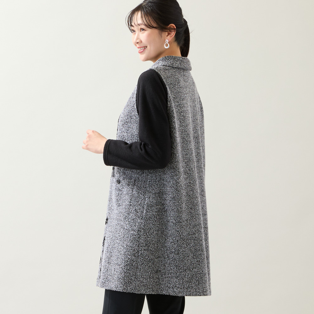 【3L/4Lサイズあり】ニットジャカードジャンパースカート2