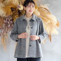 千鳥柄Aラインジャケット