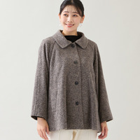 千鳥柄Aラインジャケット