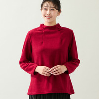 【洗える・日本製・3L/4Lサイズあり】ふっくら起毛カットソー