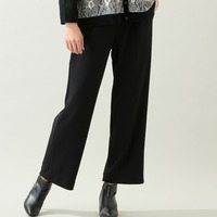 【洗える・快適ストレッチ・セットアップ可・3L/4Lサイズ】イージーワイドパンツ