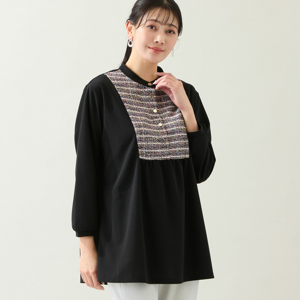 【洗える・3L/4Lサイズあり】ヨークチュニック