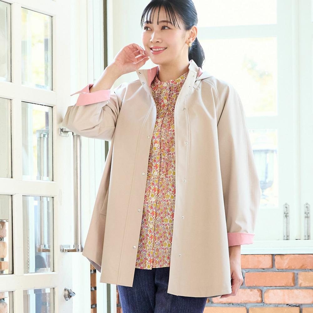 【防風・フード取り外し可・3Lサイズあり】ボンディングAラインジャケット