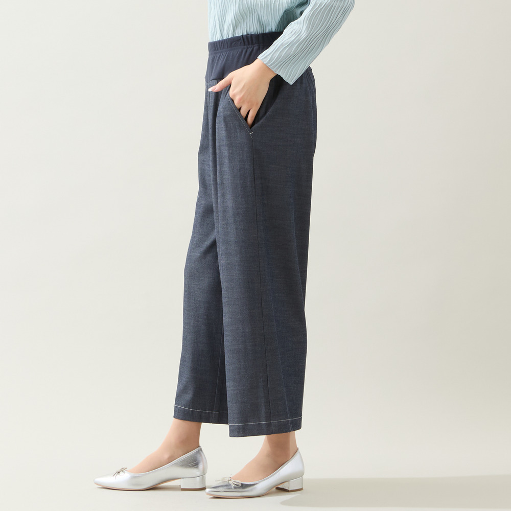 【洗える・セットアップ可・L~4Lサイズ】ハニカムデニムパンツ11