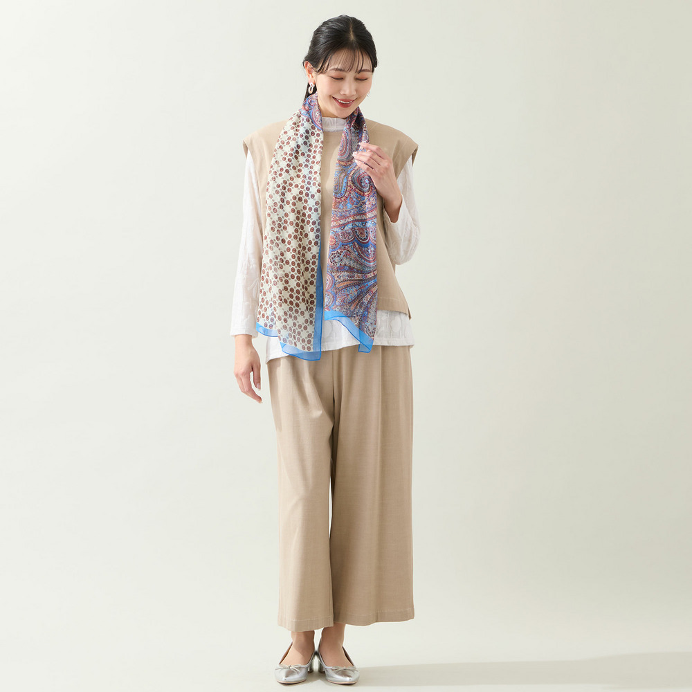 【洗える・セットアップ可・L~4Lサイズ】ハニカムデニムパンツ4