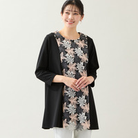 【洗える・L～4Lサイズ】3色レースチュニック