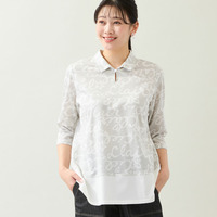 【洗える・WEB限定カラーあり・L～4Lサイズ】スキッパートップス