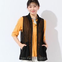【洗える】レーシーベスト