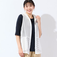 【洗える】レーシーベスト