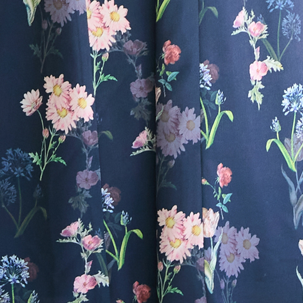 【洗える・WEB限定カラー・M~3Lサイズ】ボタニカルフラワーワンピース12