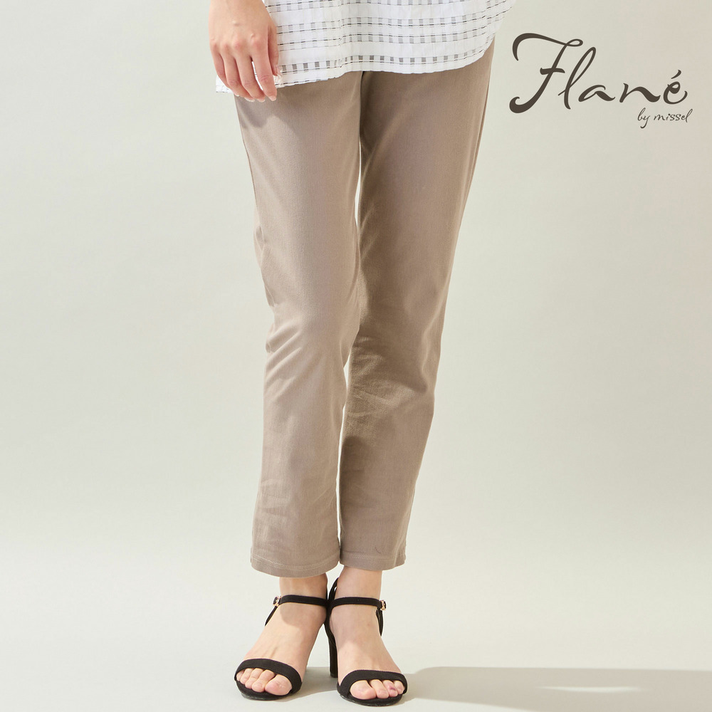 【洗える・接触冷感・M～3Lサイズ】ストレッチレギンスパンツ