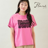 【洗える・M～3Lサイズ】Meiele刺繍Tシャツ