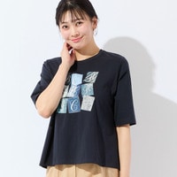 【洗える・L～4Lサイズ】BOHO CHIC Tシャツ