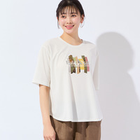 【洗える・3Lサイズあり】eleganceプリントTシャツ