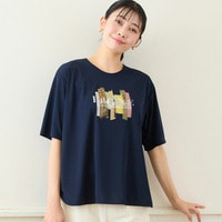 【洗える・3Lサイズあり】eleganceプリントTシャツ