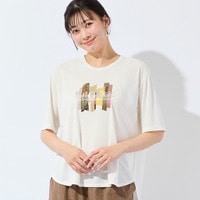 【洗える・3Lサイズあり】eleganceプリントTシャツ