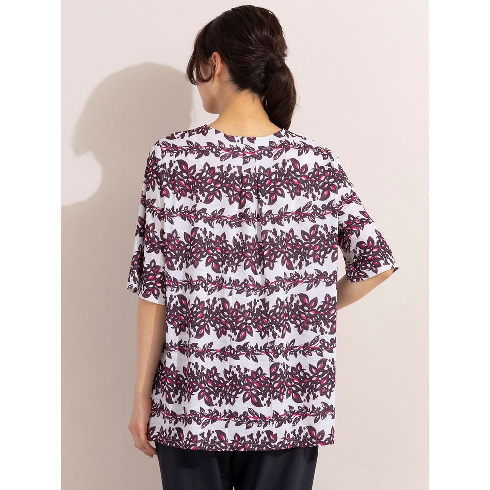 リーフボーダーチュニック / 大きいサイズ ミゼール10