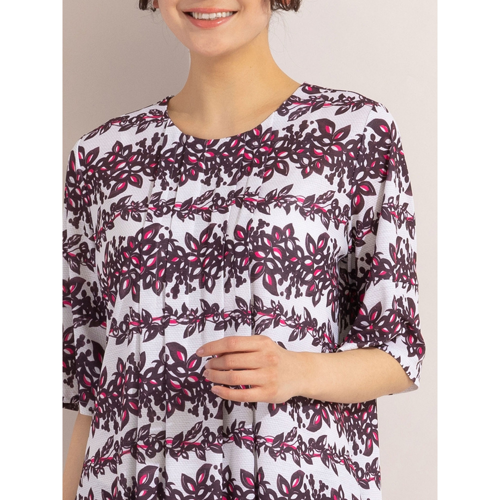 リーフボーダーチュニック / 大きいサイズ ミゼール12