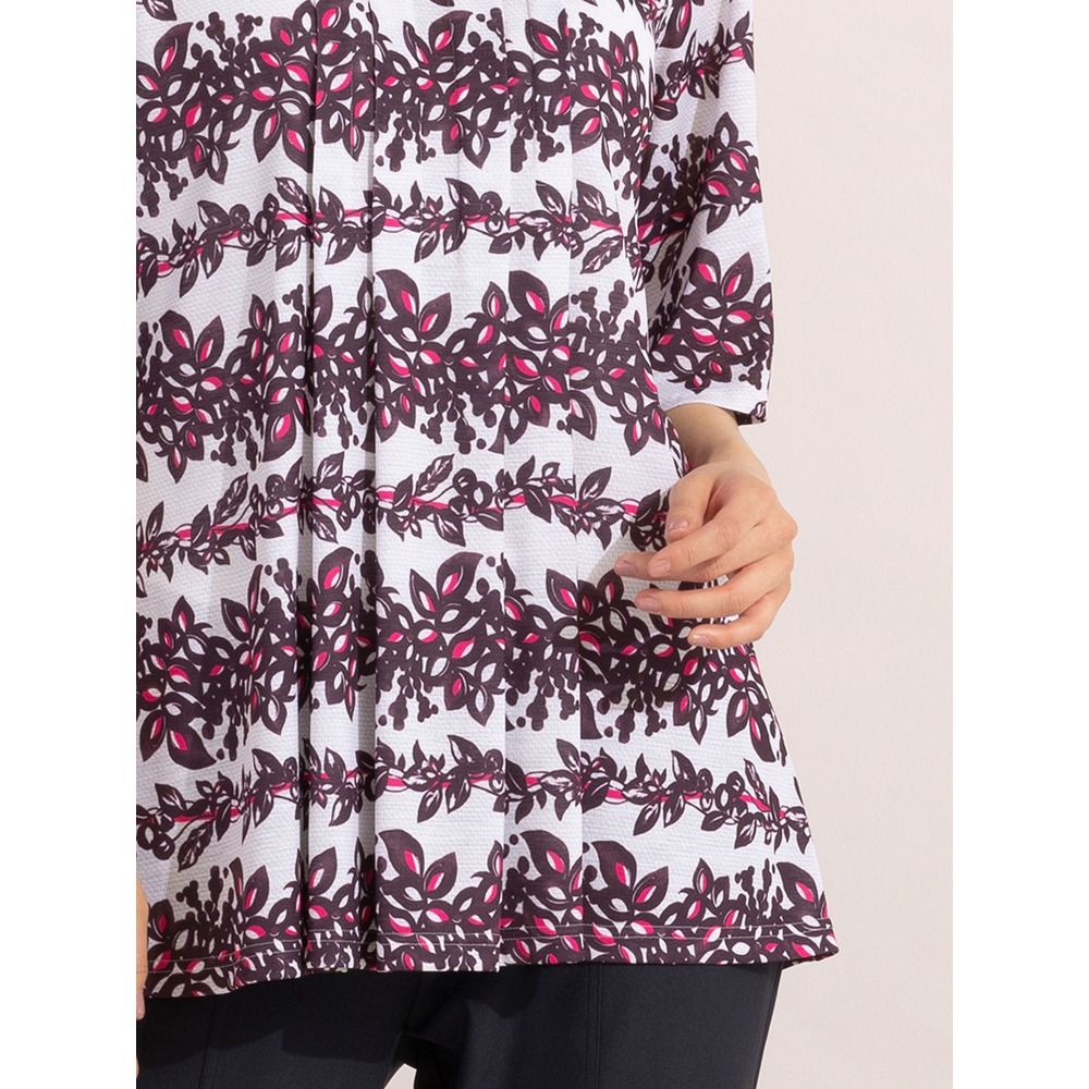 リーフボーダーチュニック / 大きいサイズ ミゼール13