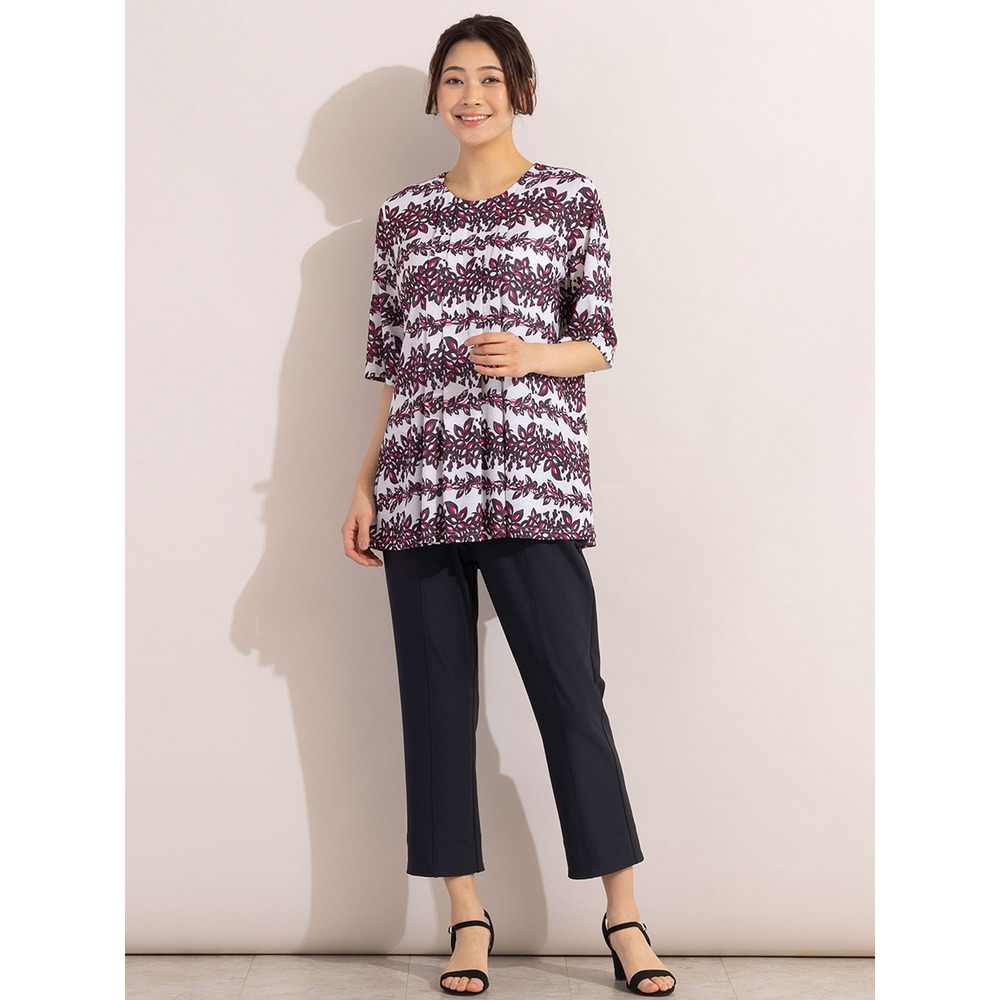 リーフボーダーチュニック / 大きいサイズ ミゼール15