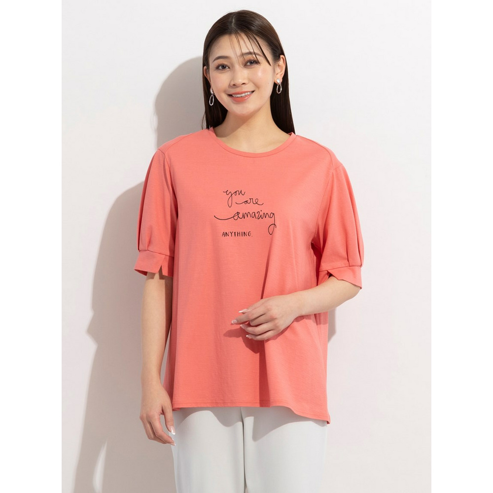 パフスリーブロゴＴシャツ9