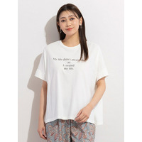 ワイドシルエット・メッセージTシャツ
