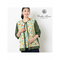 〔Cavaliere Azzurro〕アートフラワーカーディガン