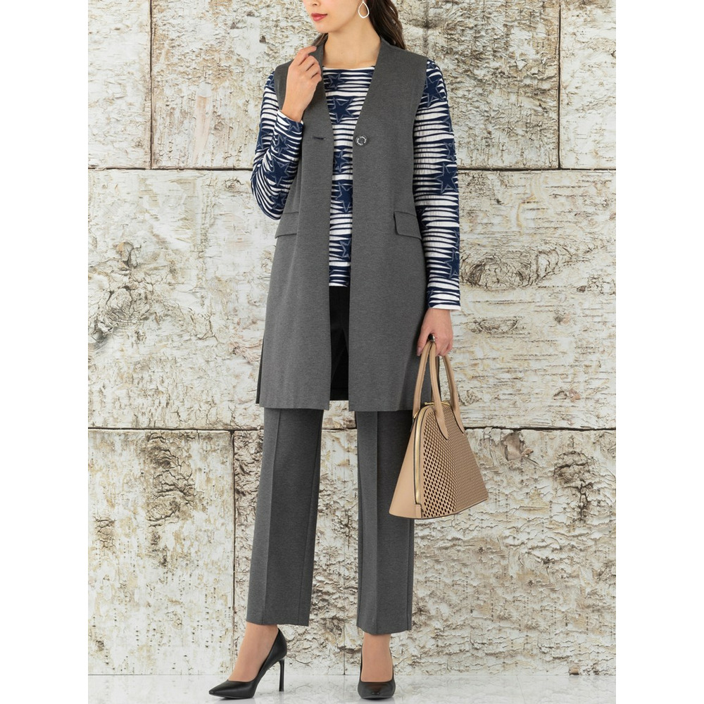 タックジャカード ボーダースターTシャツ3