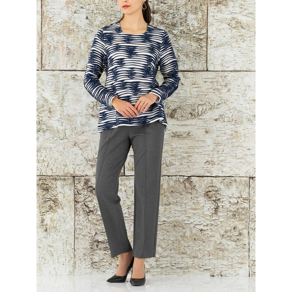 タックジャカード ボーダースターTシャツ4