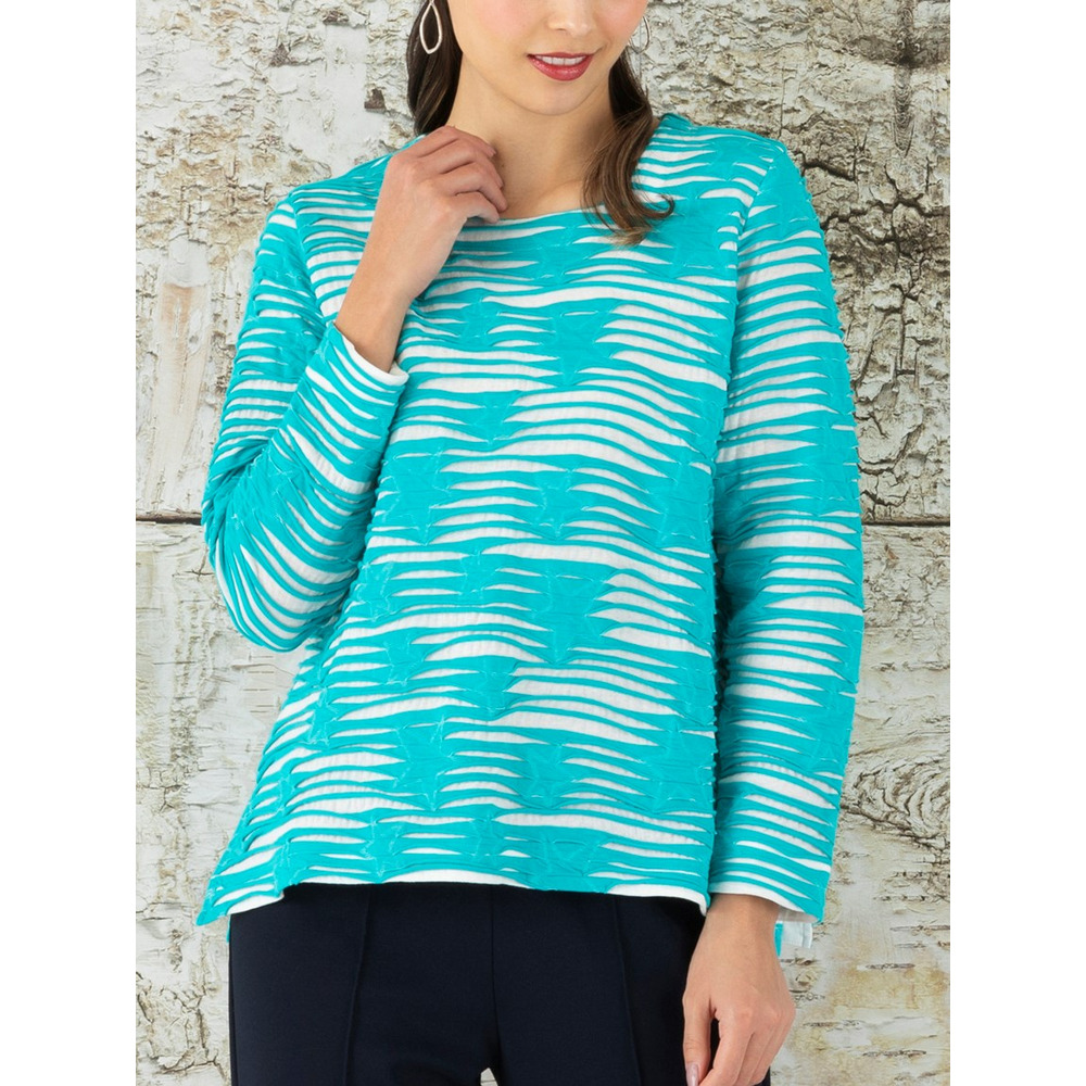 タックジャカード ボーダースターTシャツ7