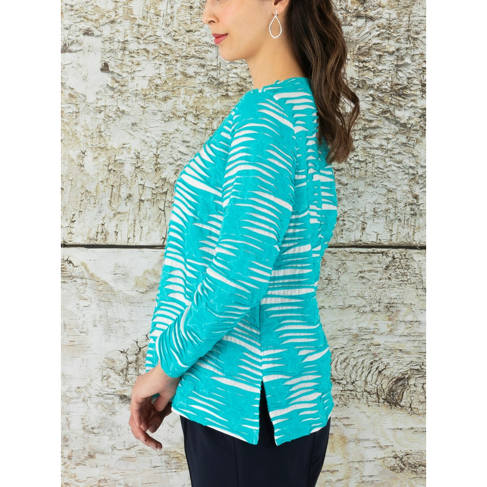 タックジャカード ボーダースターTシャツ8