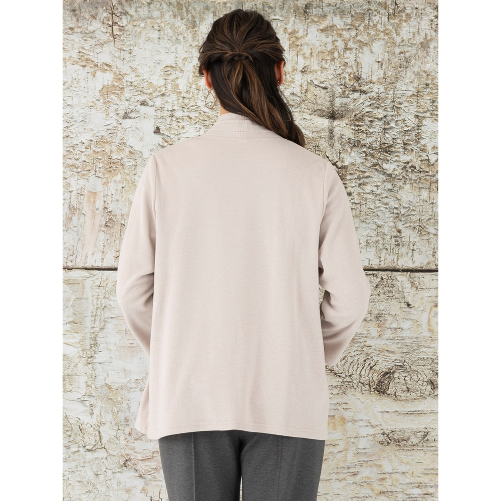 二枚重ね風 着流し風カットソーカーディガン4