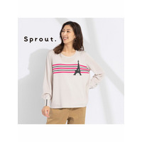 【Sprout.】エッフェル塔モチーフ　プルオーバーニット[アンサンブル可]