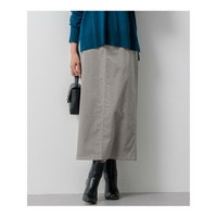 【洗える】23区DENIM ベルベットストレッチ Aライン スカート