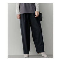 ナチュラルストレッチサキソニー バレル パンツ