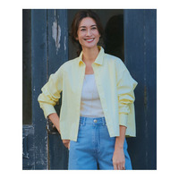 【Oggi4月号掲載/洗える】CANCLINI クロップド シャツ