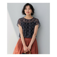 【洗える】Ratti ウォールプリント ブラウス