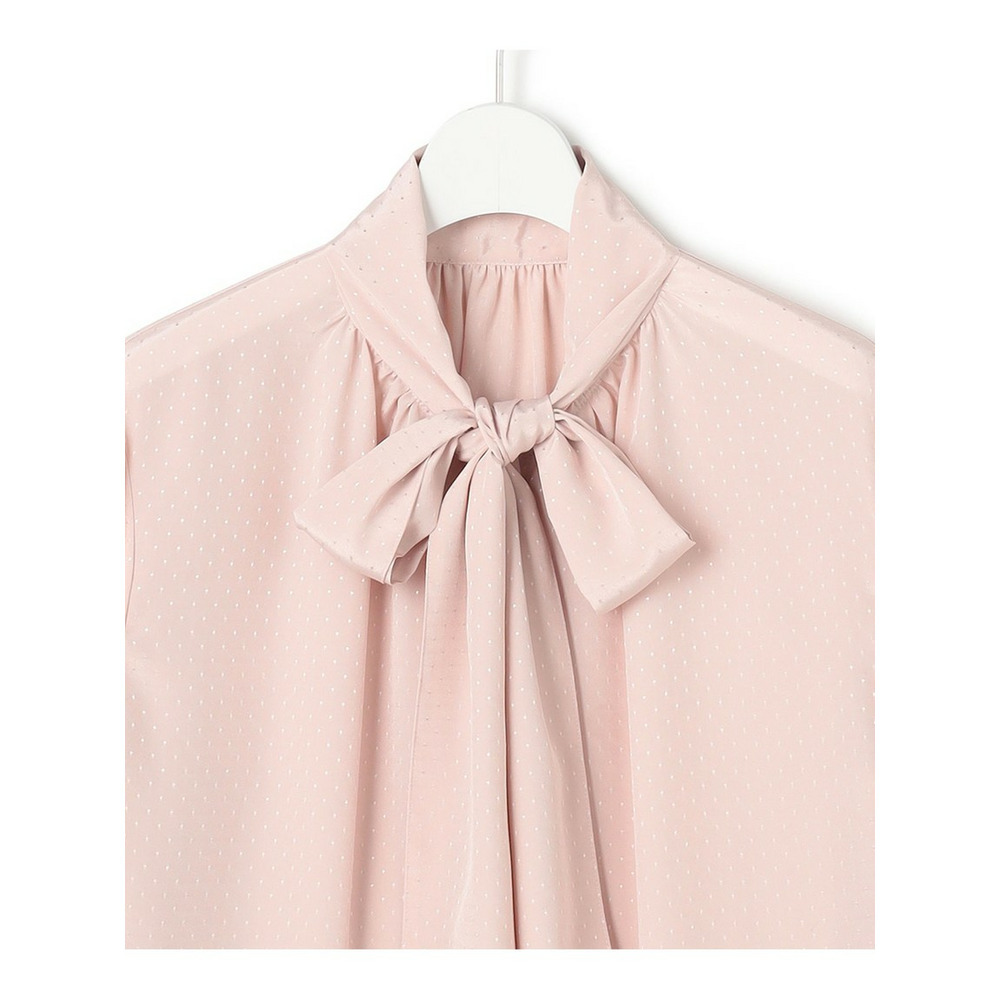 【洗える】ドットドビーデシン ブラウス27