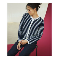 【Oggi3月号掲載/洗える】ブークレコットン ニットジャケット