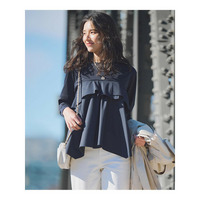 【洗える】ライトクロスビスチェコンビ ジャージー カットソー