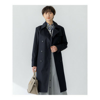 【撥水加工】エアータンブラー TCギャバジン ロング トレンチコート