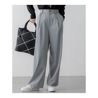 【Oggi3月号掲載/セットアップ対応】ライトクロス ワイドパンツ