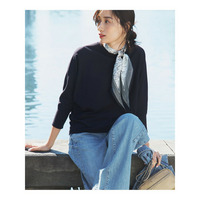 【洗える】コンフォートストレッチ ドルマンスリーブ ニット