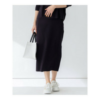【洗える】コンフォートストレッチ ニット タイト スカート